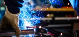 metal welding at ironstar engineering factory burleigh heads