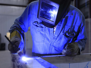 industrial welding detail