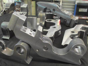 drill rig arms detail