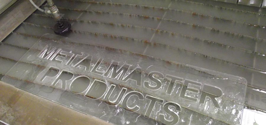 water jet cutting perspex 